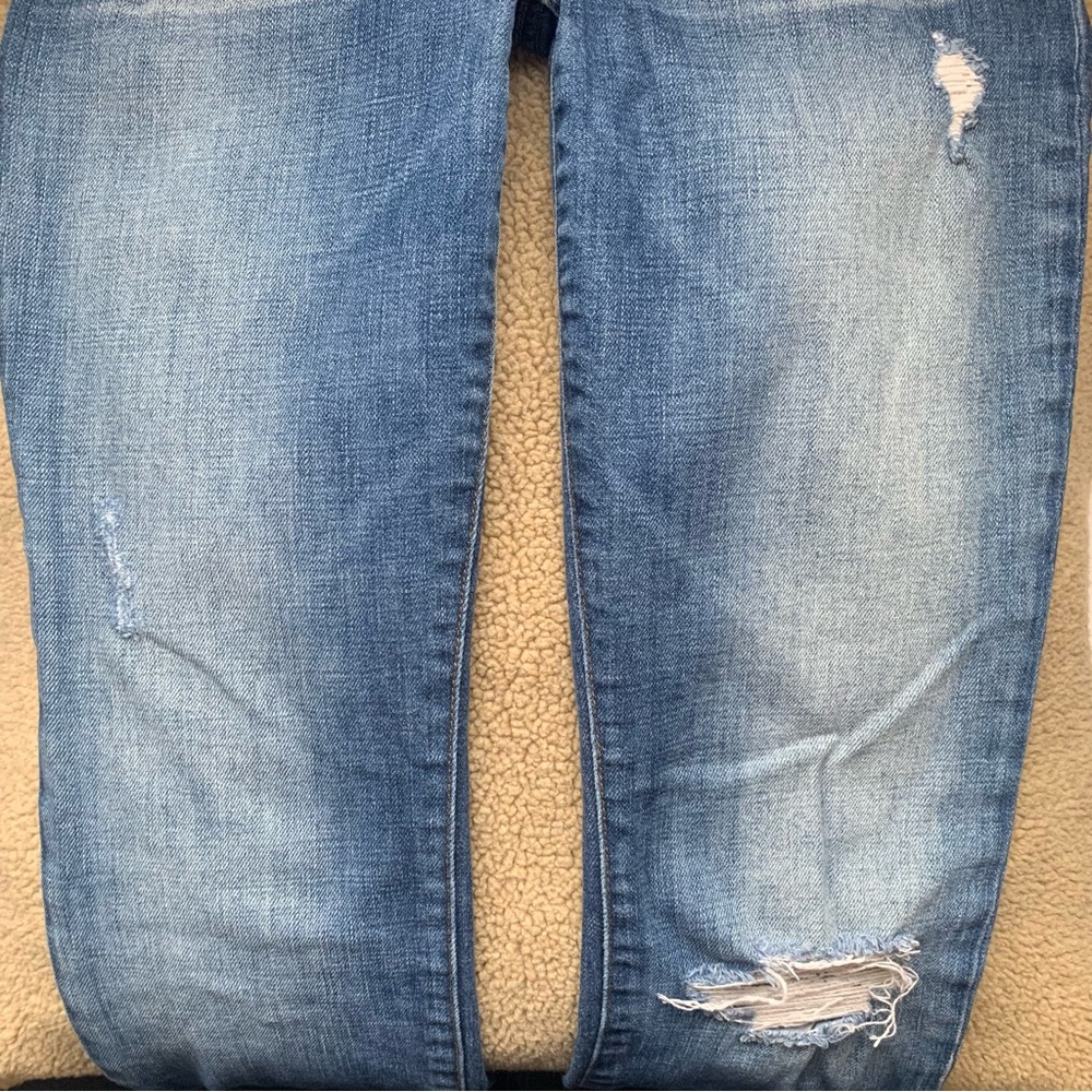 JOE’S Jeans W28 Chelsea FIT Skinny Faded Shredded Crude Hem - Picture 4 of 9